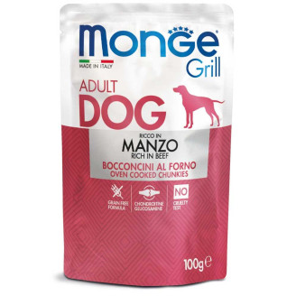 Monge Dog GRILL с говядиной 0,1 кг х 24 шт от Monge