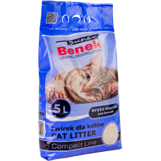 Super Benek Compact Zap. Bryza Morska 5л- Наповнювач бентонітовий для котячих туалетів