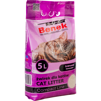 Super Benek Compact Lawenda 5л - Бентонитовый наполнитель Лаванда от Super Benek