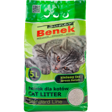 Super Benek Standard Zieлony лas 10л-Наповнювач бентонітовий Зелений ліс