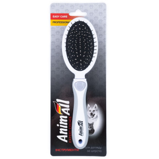 Купить AnimAll Грум расческа-щетка 2в1 MG9707-L Серый от AnimAll — Фурминаторы, щетки, пуходерки для собак | Zooprostir
