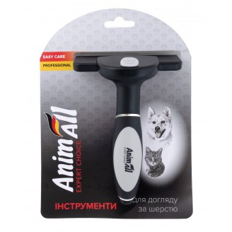 Купить AnimAll Groom дешеддер М Серый, MG9720 от AnimAll — Фурминаторы, щетки, пуходерки для собак | Zooprostir