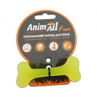 Купить AnimAll Фан 88101 Кость 8 см желтая от AnimAll — Разное | Zooprostir