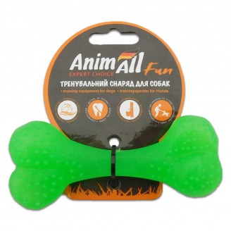 Купить AnimAll Фан 88115 кость 12 см зеленая от AnimAll — Разное | Zooprostir