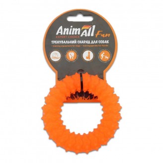 Купить AnimAll Фан 88162 кольцо с шипами 9 см оранжевое от AnimAll — Разное | Zooprostir