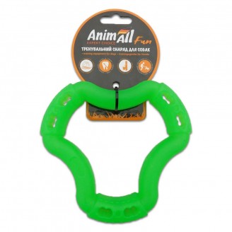 AnimAll Фан 88215 кольцо 6 сторон 15 см зеленое от AnimAll