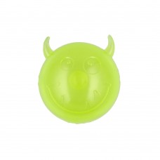 AnimAll Fun мяч чертик с пищалкой 65 мм желтый