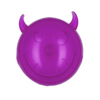 AnimAll Fun мяч чертик с пищалкой 75 мм фиолетовый