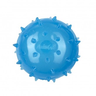 Купить AnimAll Fun мяч шипованный с пищалкой 65 мм синий от AnimAll — Разное | Zooprostir