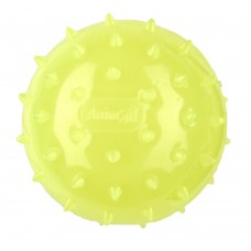 AnimAll Fun мяч шипованный с пищалкой 75 мм желтый