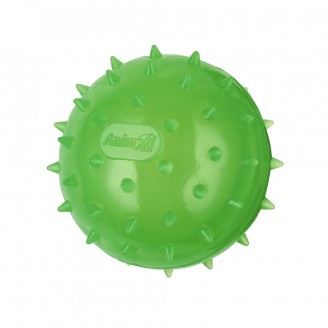 Купить AnimAll Fun мяч шипованный с пищалкой 75 мм зеленый от AnimAll — Разное | Zooprostir