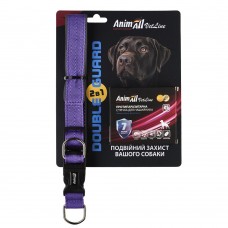 AnimAll VetLine Double Guard комплект нашийник з протипаразитарною стрічкою, 25 мм, 400 - 500 мм, пурпурний (40/X/X) шт