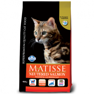 Фарма сухой корм MATISSE NEUTERED SALMON с лососем 400 г 31228 от Farmina