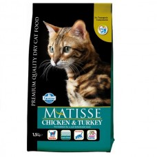 Фарміна сухий корм MATISSE CHICKEN & TURKEY з куркою та індичкою 1,5 кг 32089