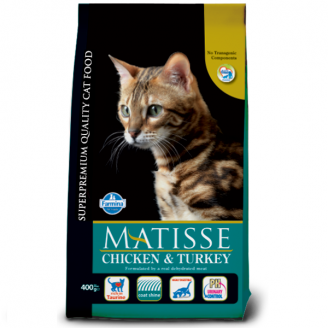 Фарміна сухий корм MATISSE CHICKEN & TURKEY з куркою та індичкою 400 г 16102 від Farmina