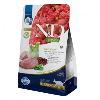 Купить Фармина сухой корм N&D DIGESTION, LAMB & FENNEL ADULT диет. питание 300 г от Farmina — Farmina для котов | Zooprostir