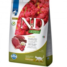 Фармина сухой корм N&D QUINOA URINARY, DUCK & CRANBERRY 5 кг для проф. мочекаменной болезни, утка, киноа,