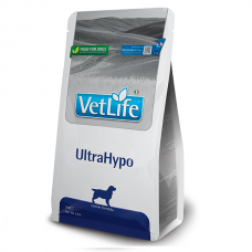 Фарміна сухий корм Vet Life ULTRAHYPO дієт. харчування, для зменшення непереносимості інгредієнтів та поживних речовин, 2 кг 25296