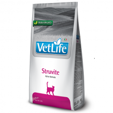 Фармина сухой корм Vet Life Struvite 2 кг диет. питание для растворения струвитных уролитов