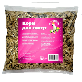 Купить МП КОРМ Д/ПОПУГ полнорационный 500г "Мой Пушистик" 98831 от — Корм для птиц | Zooprostir