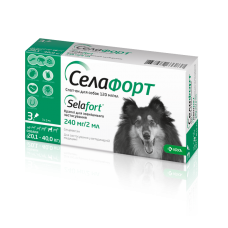 Селафорт спот он, раств.. 240мг/2мл (для собак) 20-40 кг