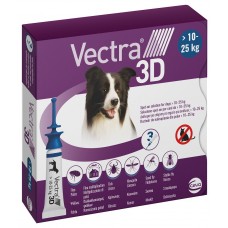 CEVA ВЕКТРА 3D 10.1 - 25.0 кг (3 х 3,6мл)