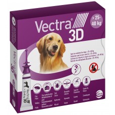 CEVA ВЕКТРА 3D 25.1 - 40.0 кг (3 х 4,7мл)