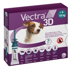CEVA ВЕКТРА 3D 4.1 - 10.0 кг (3 х 1,6мл)