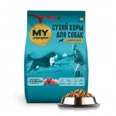 Мій чемпіон повнораціонний сухий корм для собак "М'ясний мікс", 10 кг