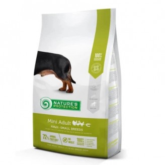 Купить Сухой корм для собак малых пород Nature's Protection Mini Adult Small Breeds с птицей 2 кг от Nature's Protection — Nature's Protection для собак | Zooprostir