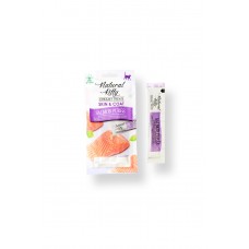 Natural Kitty Fuctional Creamy Treat Salmon Puree Skin&Coat Натуральні функціональні крем-снеки для котів – Пюре з лосося (шкіра