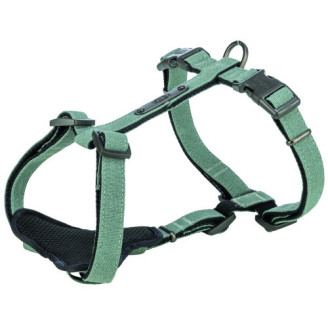 Купить Шлея Trixie CityStyle H-harness для собак хлопок L–XL 75–120 см 25 мм светло-зеленый от Trixie — Нейлоновые шлеи для собак | Zooprostir