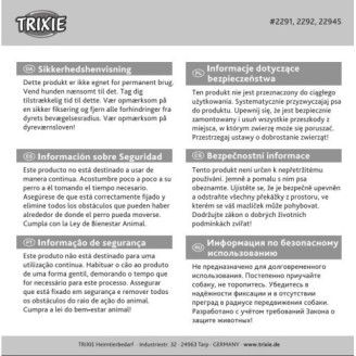 Купить Трос привязочный Trixie с амортизатором и карабинами для собак 8 м красный от Trixie — Нейлоновые поводки для собак | Zooprostir