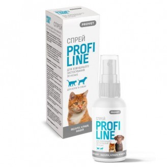 Спрей ProVet Profiline для кошек и собак, 30 мл (инсектоакарицид) от ProVet