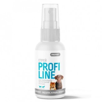 Спрей ProVet Profiline для кошек и собак, 30 мл (инсектоакарицид) от ProVet