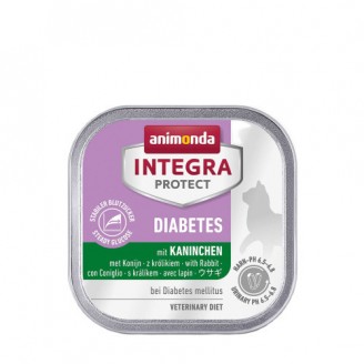 Корм влажный ветеринарный для кошек Integra Protect Diabetes with Rabbit при диабете, с кроликом, 100 г от