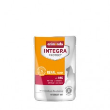 Корм вологий ветеринарний для котів Integra Protect Renal pouches with beef при хворобах нирок, з яловичиною, пауч, 85 г
