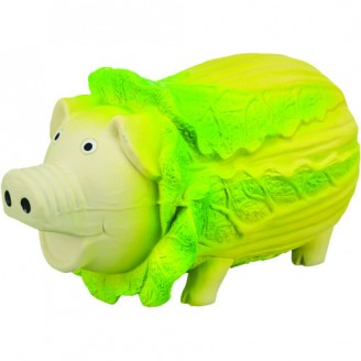 Купить Игрушка Trixie Капустная свинка латекс для собак 23 см светло-зеленая от Trixie — Игрушки из латекса | Zooprostir