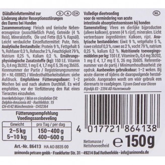 Корм влажный ветеринарный для собак Integra Protect Intestinal Pure Turkey моно индейка, при нарушении работы от