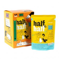 Набор влажных кормов Half&Half "5+1" для взрослых кошек, кусочки с лососем в желе, паучи, 6 шт*100 г