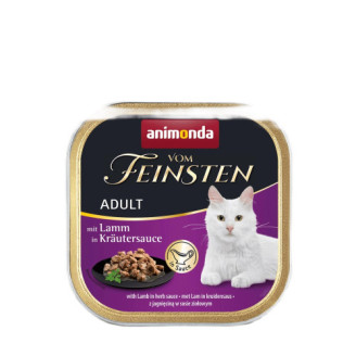Корм влажный для кошек Animonda Vom Feinsten Adult with Lamb in herb sauce с ягненком в соусе из трав, 100 г от Animonda