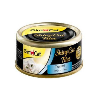Влажный корм GimCat Shiny Cat Filet для кошек, тунец, 70 г от GimCat