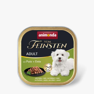 Корм вологий для собак Animonda Vom Feinsten delicious sauce Adult with Turkey + duck з індичкою і качкою, 150 г від