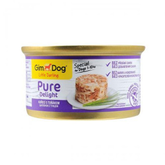 Влажный корм GimDog LD Pure Delight для собак миниатюрных пород, с курицей и тунцом, 85 г от GimDog