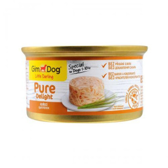 Купить Влажный корм GimDog Pure Delight для собак миниатюрных пород, с курицей, 85 г от GimDog — GimDog для собак | Zooprostir