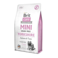 Сухой корм Brit Care GF Mini Yorkshire для йоркширских терьеров, с лососем и тунцем, 2 кг