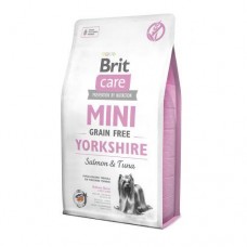 Сухой корм Brit Care GF Mini Yorkshire для йоркширских терьеров, с лососем и тунцем, 2 кг