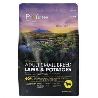 Сухой корм Profine Adult Small для собак малых пород, с ягненком и картофелем, 2 кг от Profine