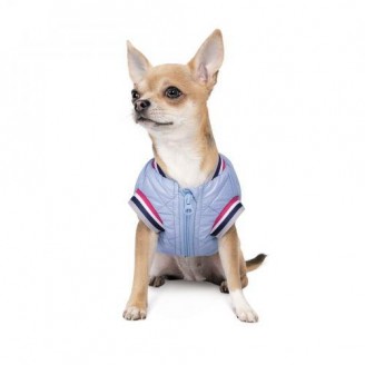 Бомбер Pet Fashion «Spike» для собак, розмір XS2, блакитний від