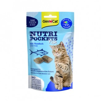 Лакомство для кошек GimCat Nutri Pockets Fish Тунец 60 г от GimCat